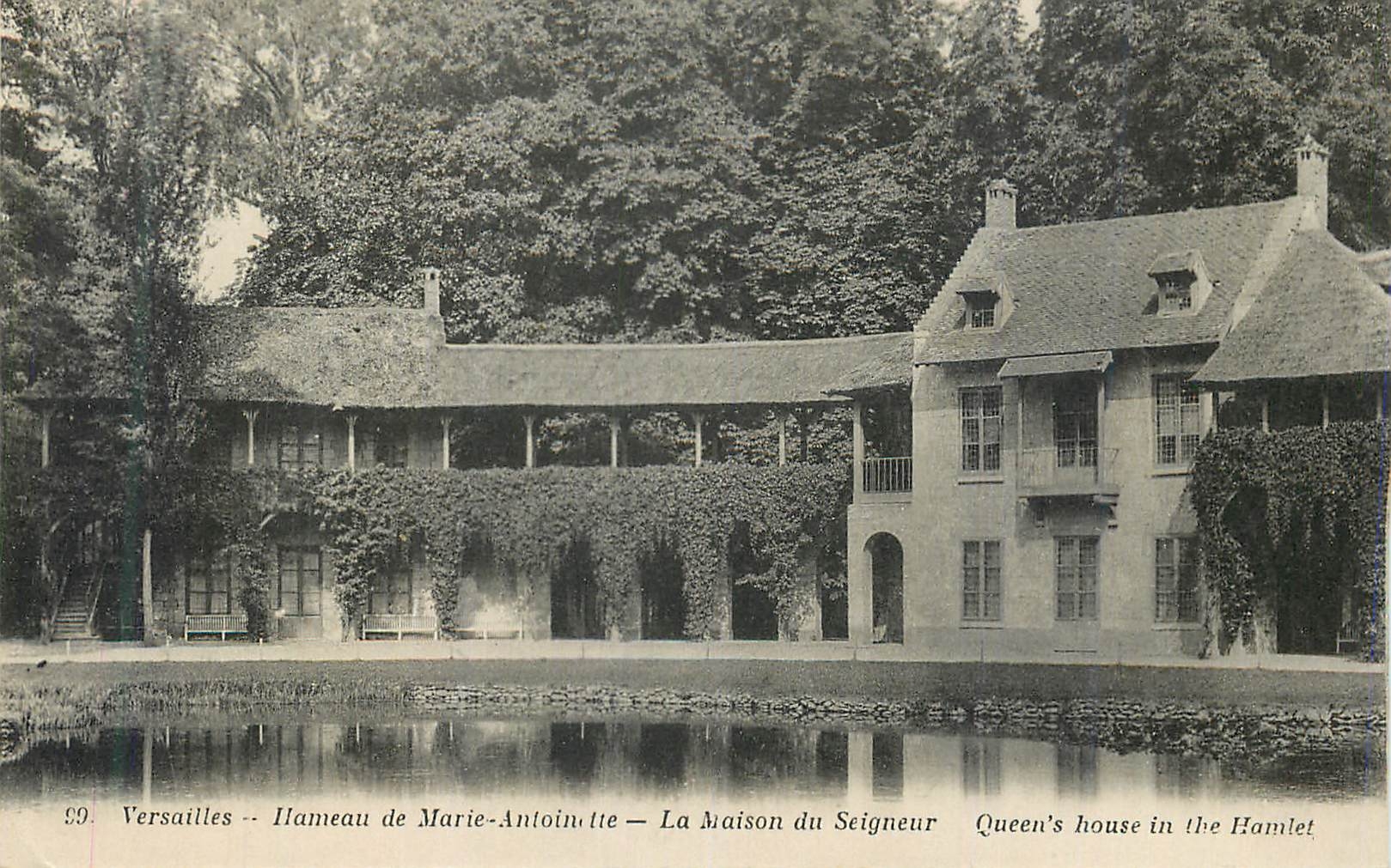CPA Versailles Hameau de Marie Antoinette La Maison du Seigneur 