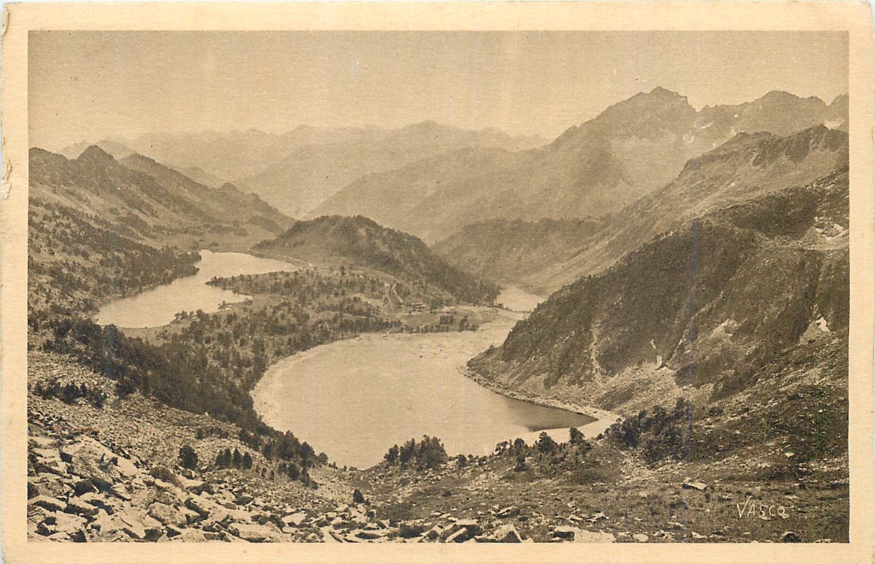 Les Lacs d'Aumar et d'Aubert — Massif du Néouvielle — éditeur Vasco, n°55