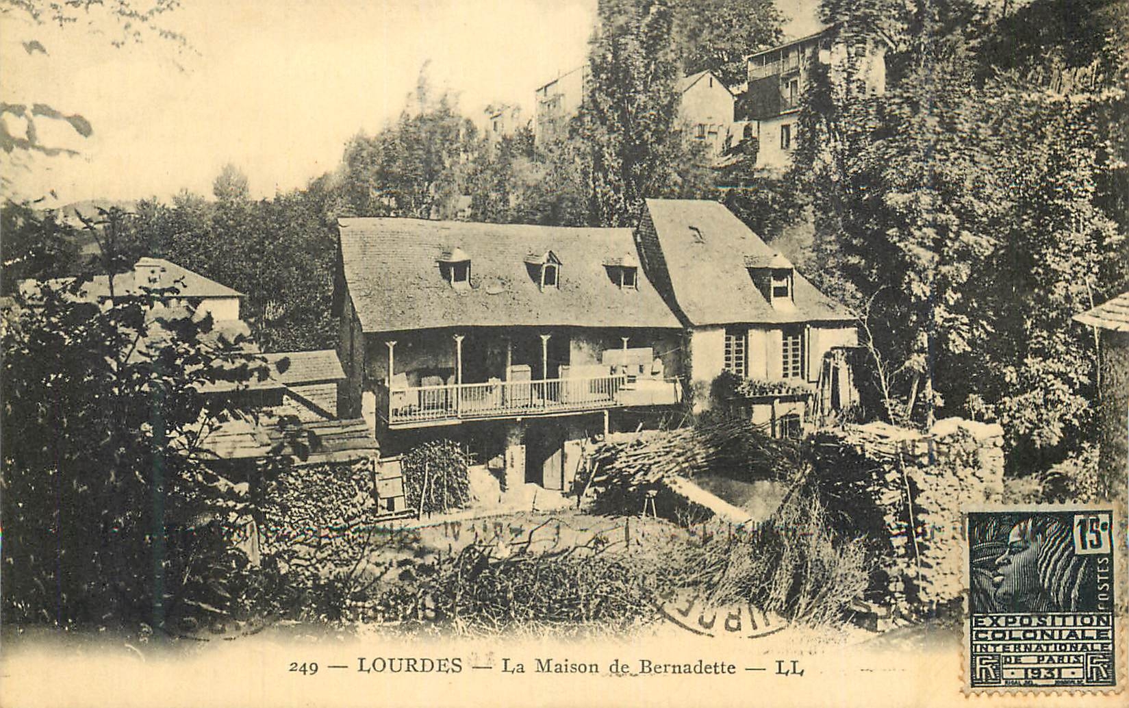 CPA Lourdes La Maison de Bernadette 