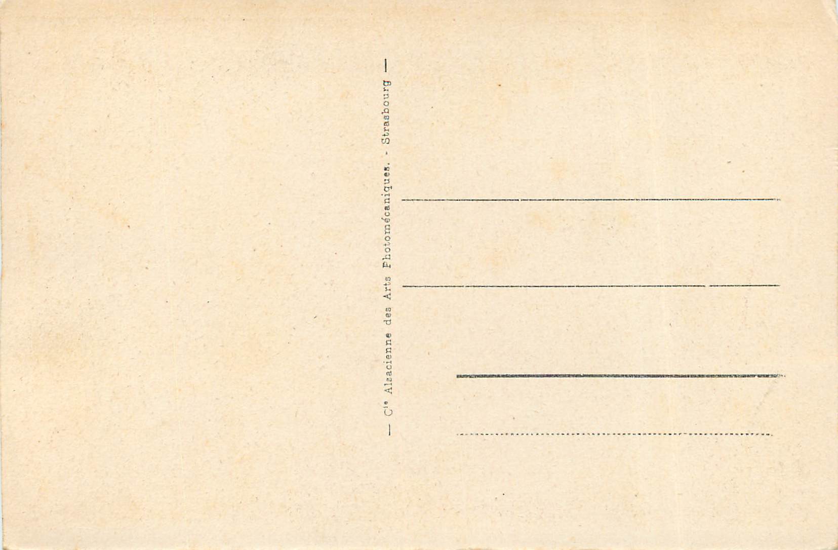 CPA Souvenir de Lourdes  — Rückseite