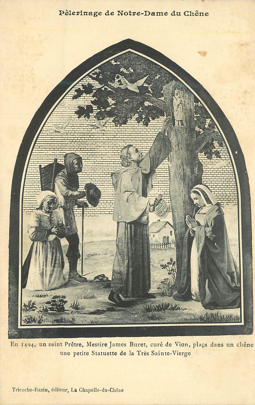 CPA Pelerinage de Notre Dame du Chene 