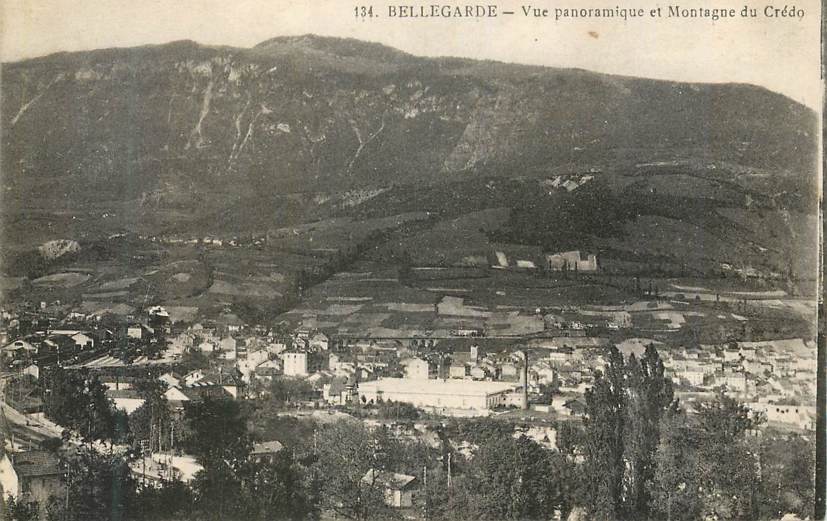 CPA Bellegarde Vue panoramique et Montagne du Credo 
