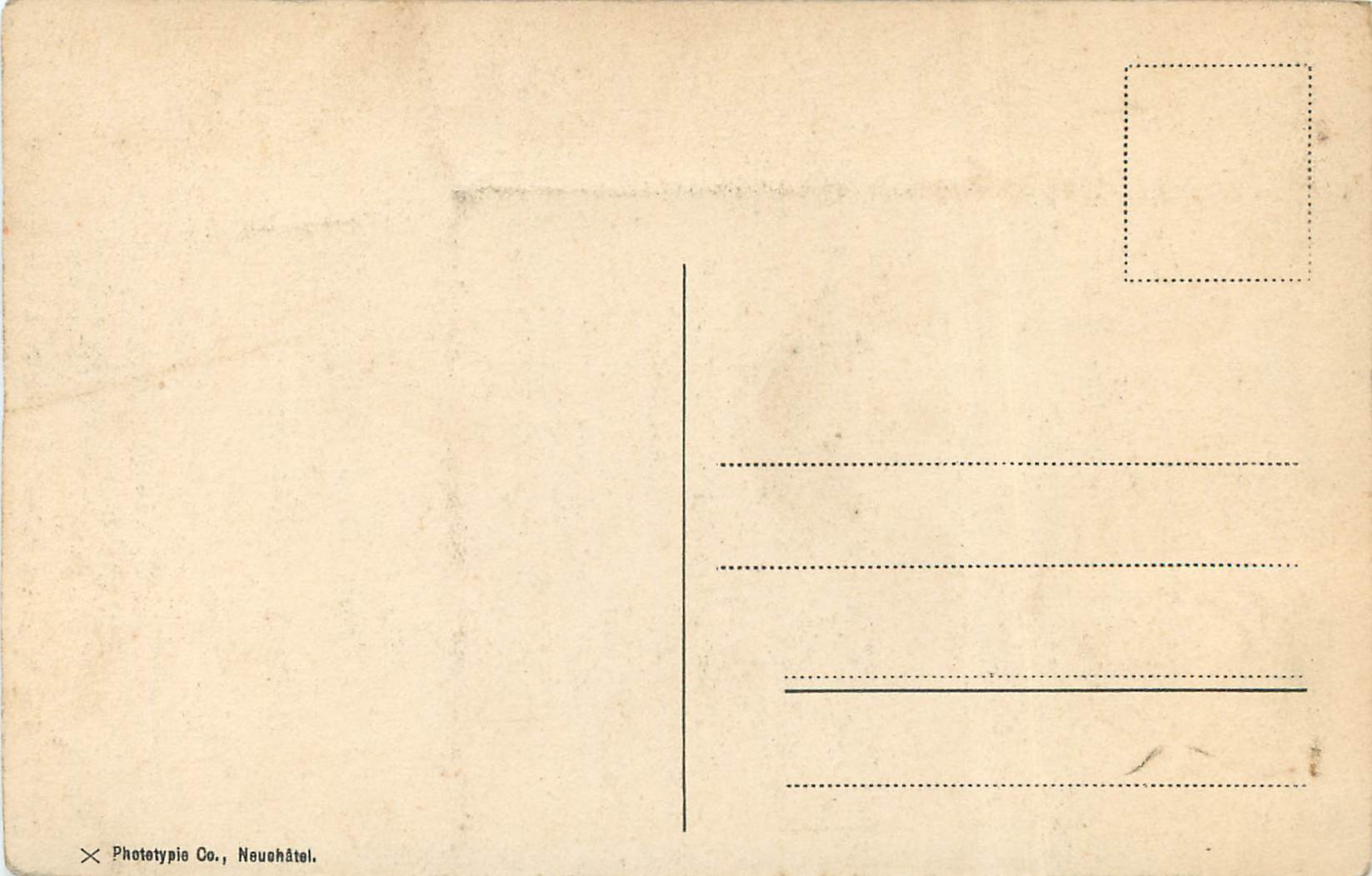 CPA Evian les Bains Rue du General Dupas  — Verso