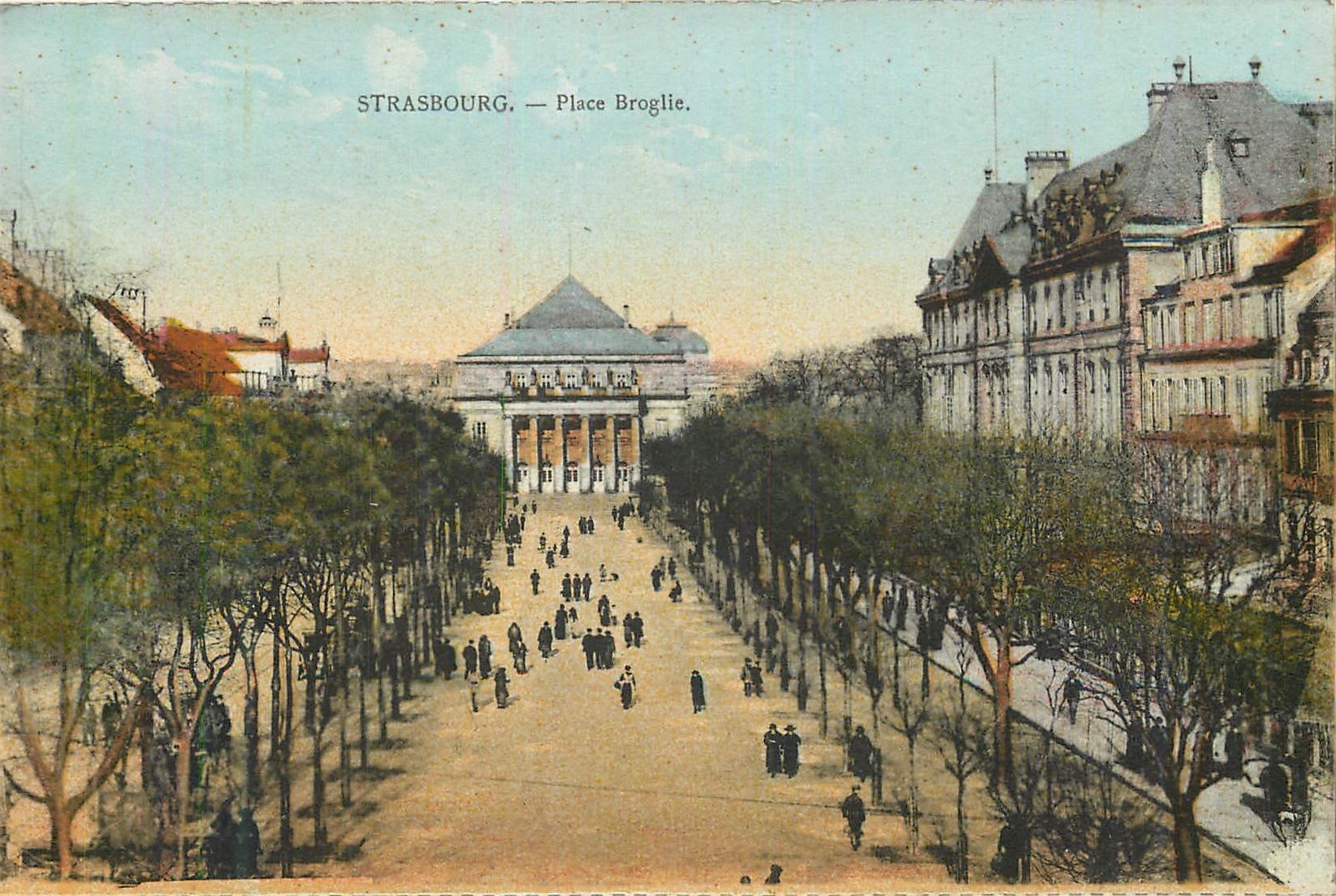 CPA Strasbourg Place Broglie 