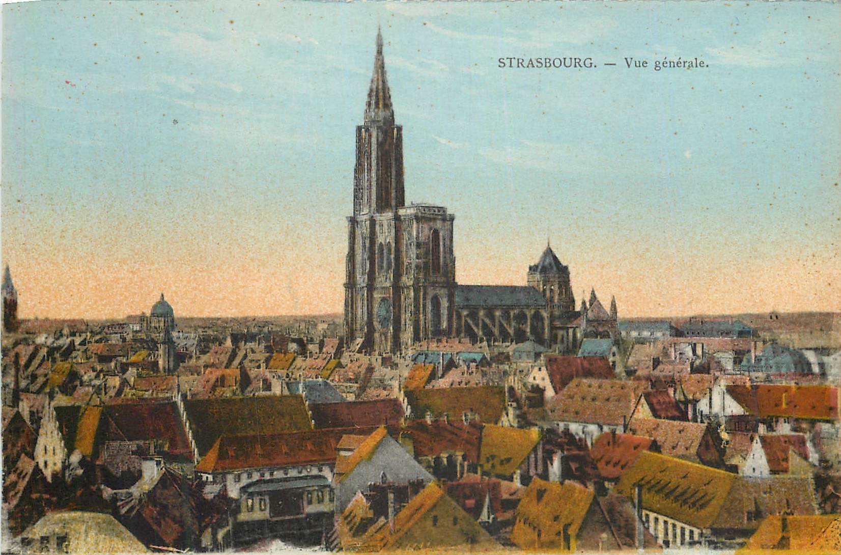 CPA Strasbourg Vue generale 