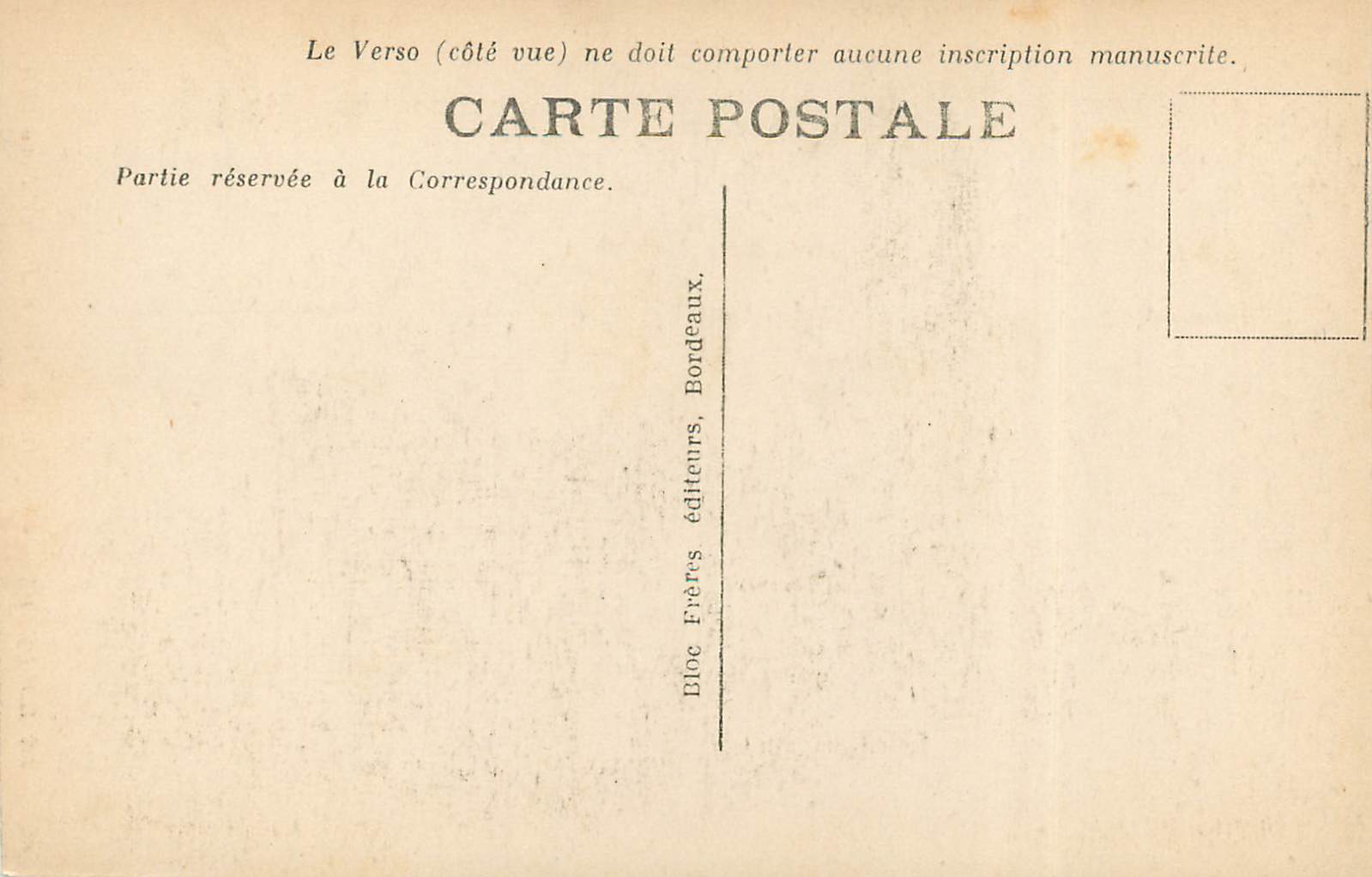 CPA Bordeaux Cathedrale St Andre Portail Nord  — Verso