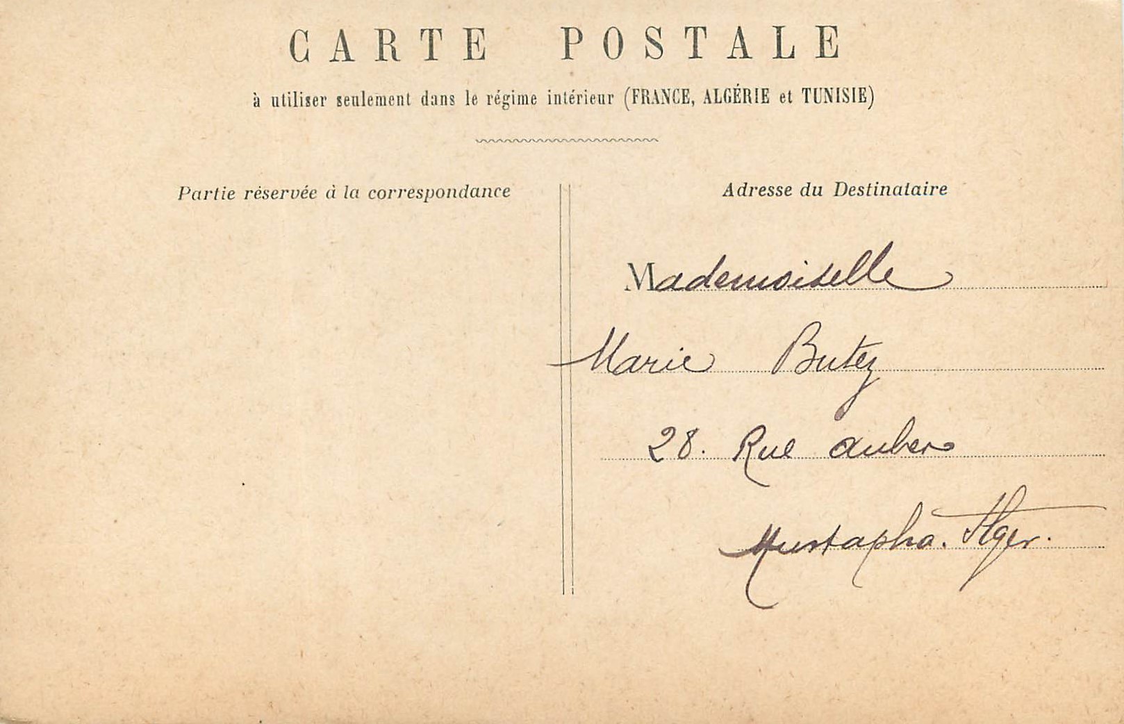 CPA Bordeaux Fontaine des Trois Graces  — Verso