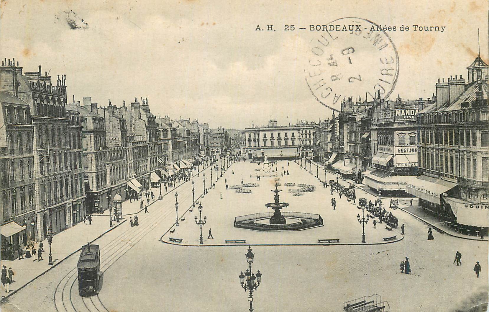 Bordeaux — Allées de Tourny — A.H. 25