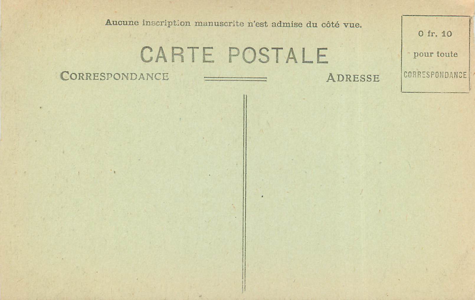 CPA Bordeaux Le monument des Girondins et le Cours du Marechal Foch  — Verso