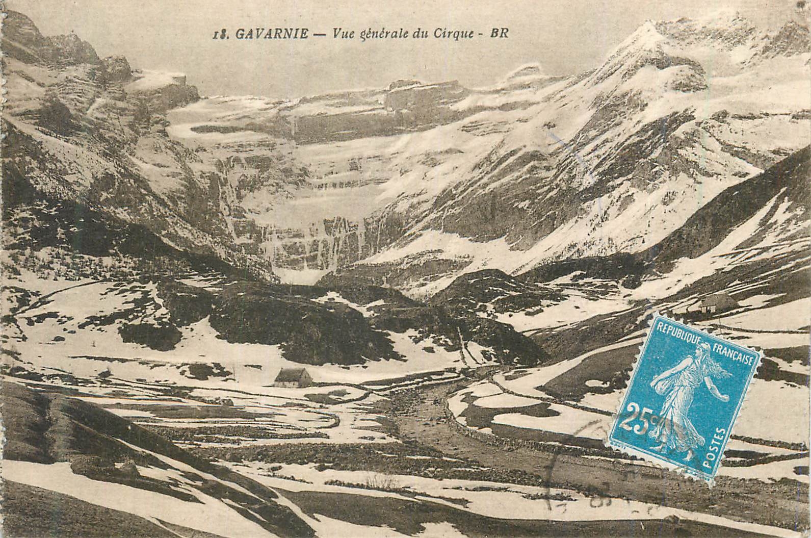 CPA Gavarnie Vue generale du Cirque 