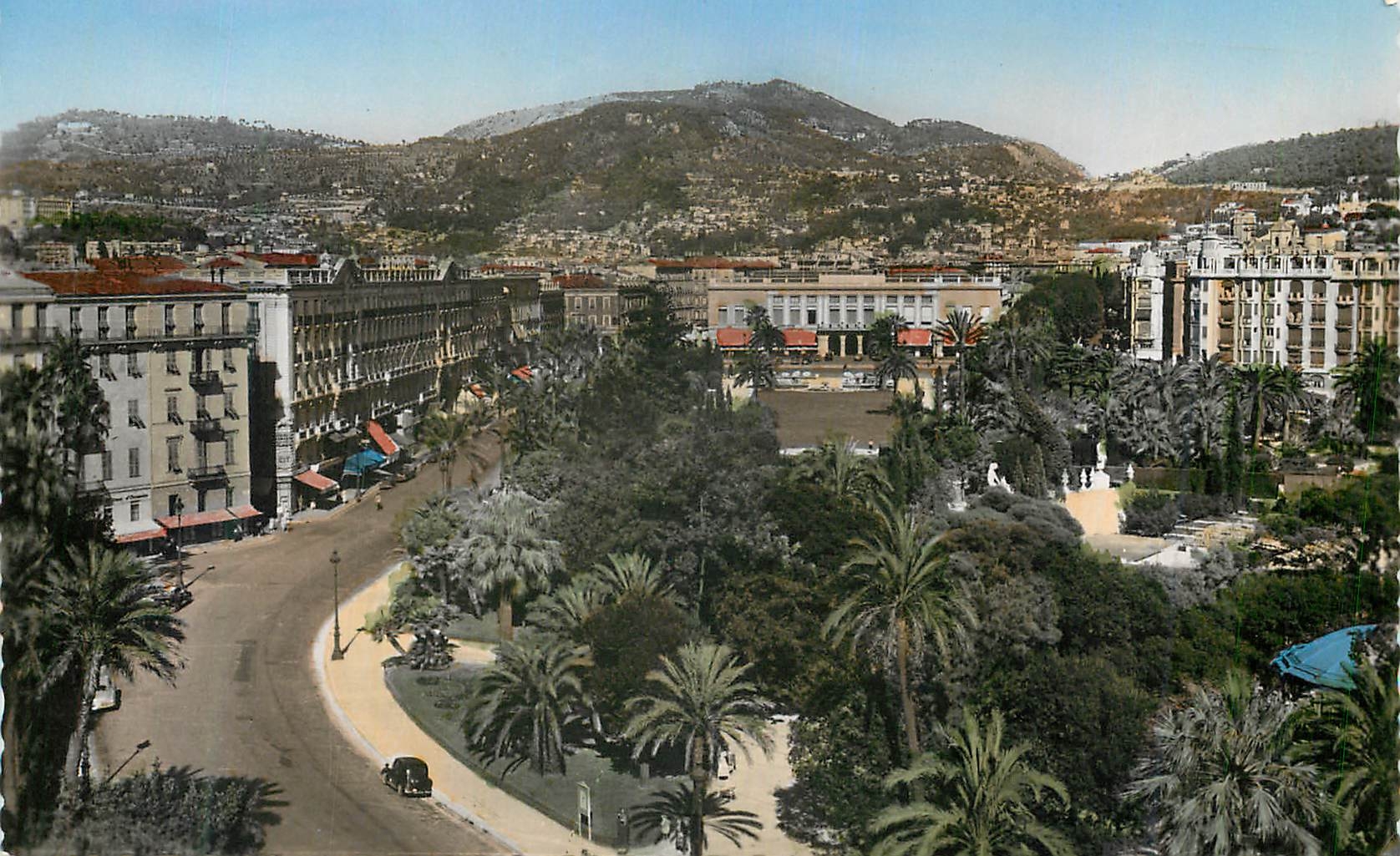 CPM Nice Les jardins Albert 1er Le Casino Le theatre de Verdure 
