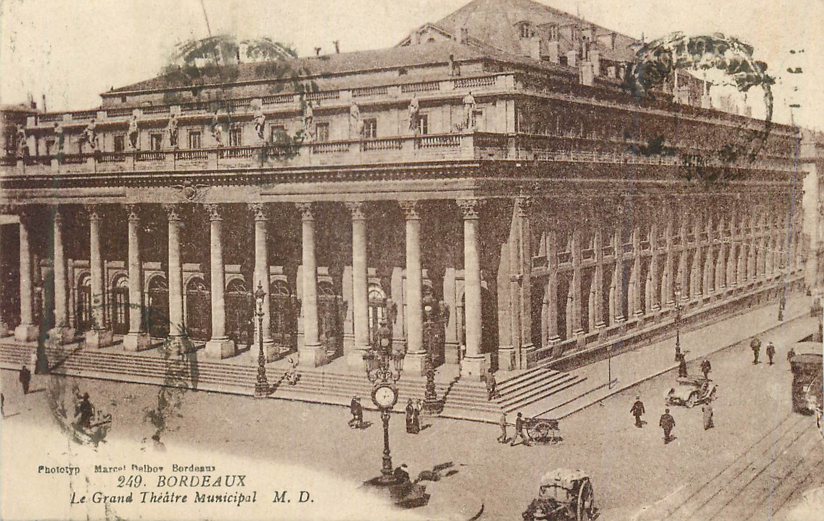 CPA Bordeaux Le Grand Theatre Municipal 