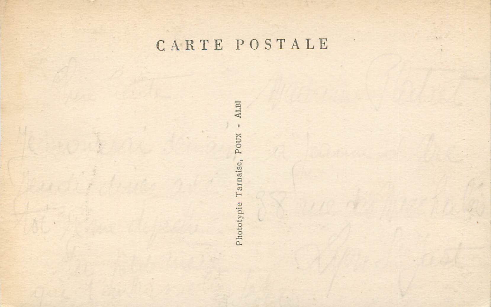 CPA Lyon Parc Tete d Or Sous Bois  — Verso
