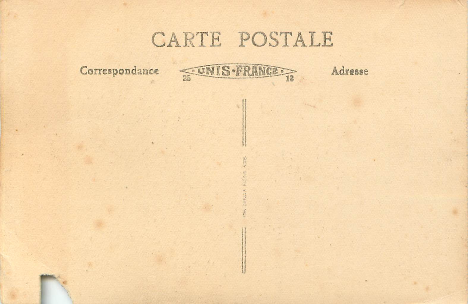 CPA Lyon Vue generale prise de Fourviere  — Verso