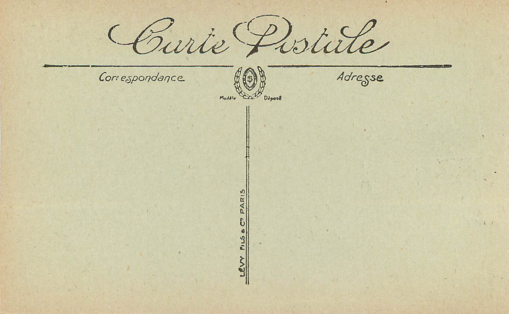 CPA Lyon Le Pont de l Universite  — Verso