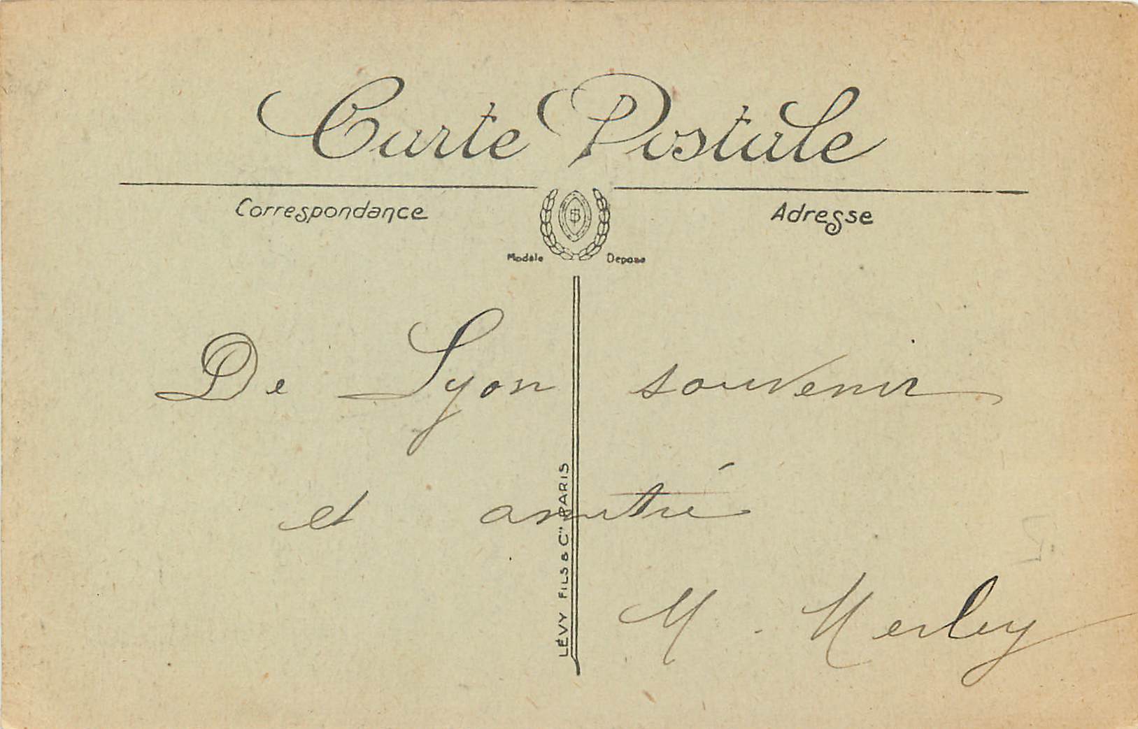 CPA Lyon La Cathedrale Saint Jean et la Manecanterie  — Rückseite
