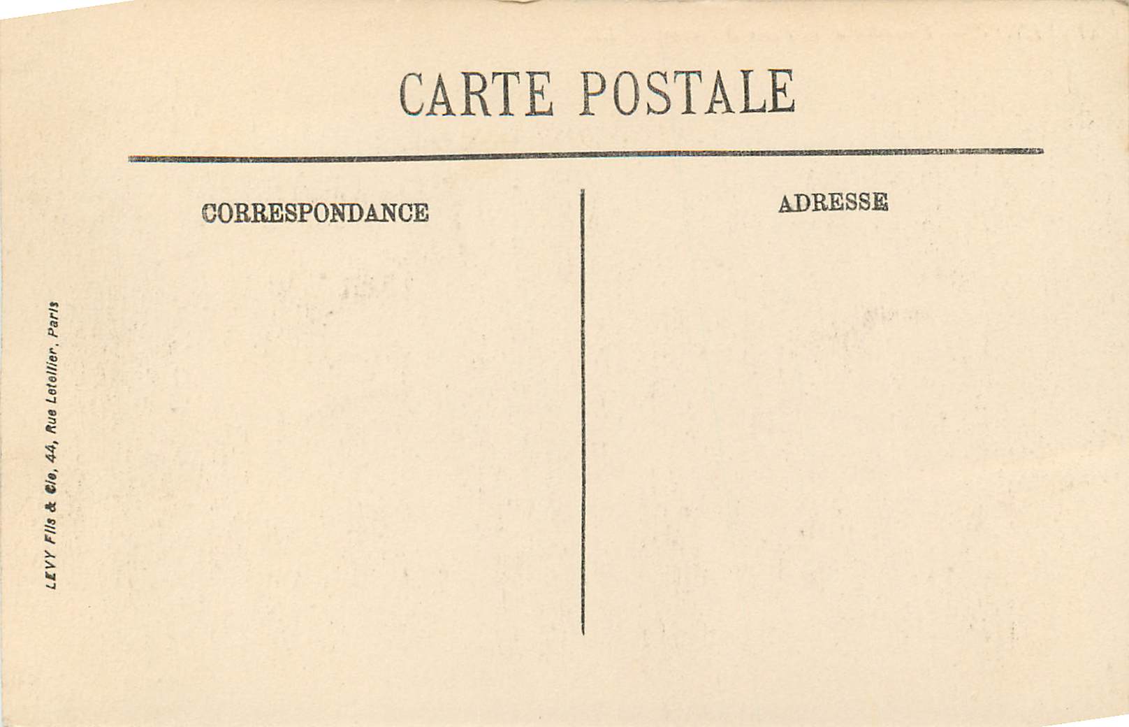 CPA Lyon Ensemble de la Place Bellecour  — Rückseite