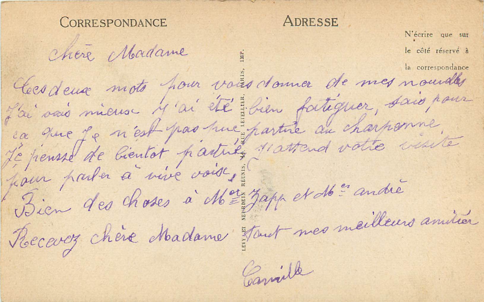 CPA Lyon Vue generale de vaise et l entree de la Saone dans Lyon  — Verso