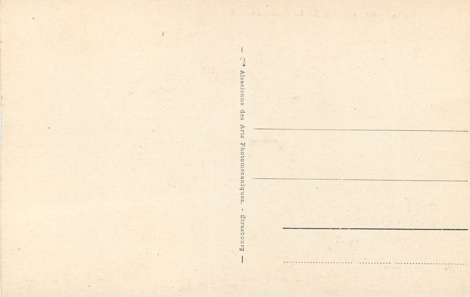 CPA Lourdes La grotte en 1858 — Verso