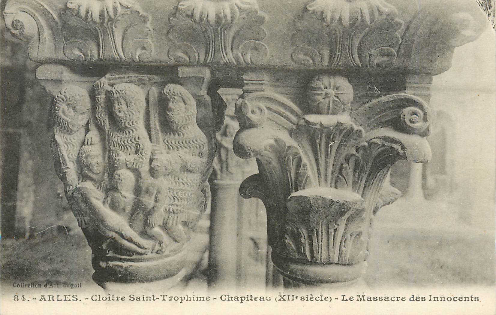 Arles - Cloister Saint-Trophime - Capital (12th century) - The Massacre of the Innocents