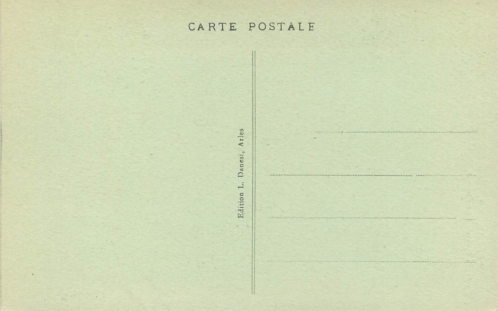 CPA Arles Portail Saint Trophime  — Rückseite