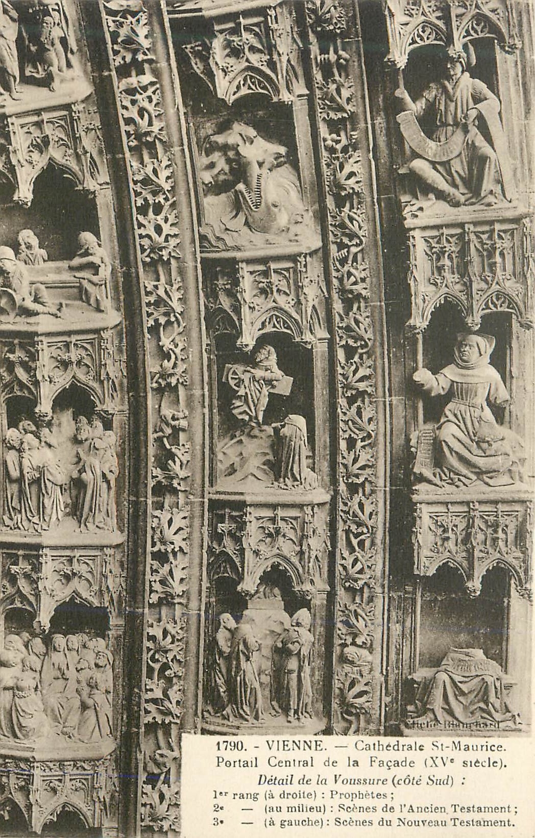 CPA Vienne Cathedrale St Maurice Portail Central de la Facade 
