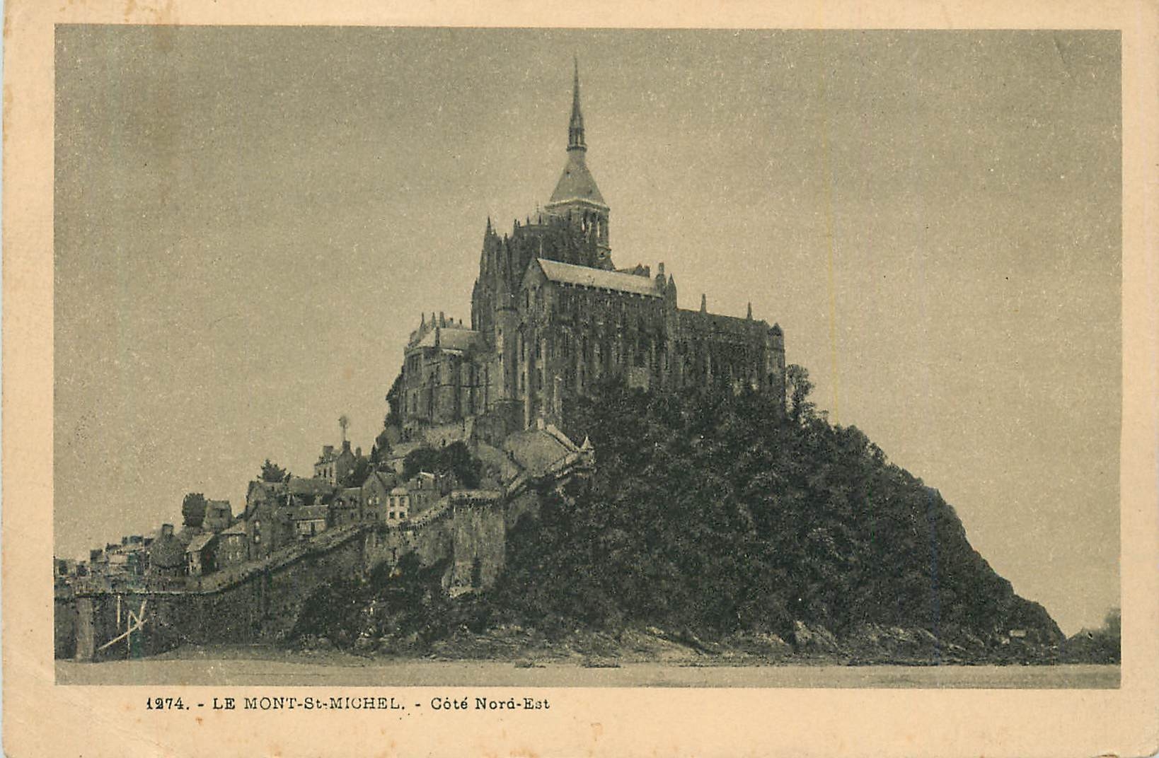 Le Mont-Saint-Michel — Côté Nord-Est — 1974