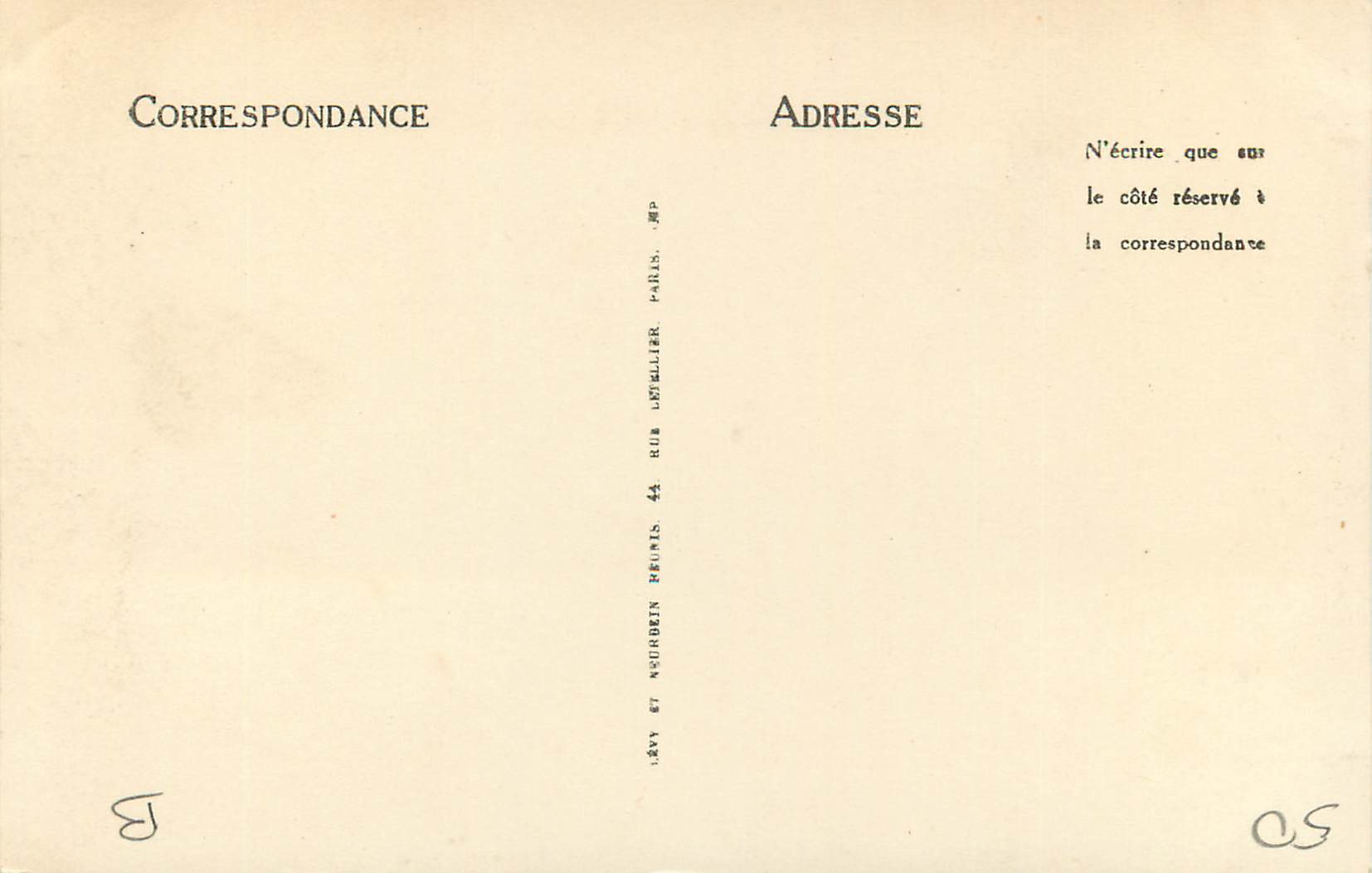 Coutances — La Cathédrale, vue du haut — LL — Rückseite