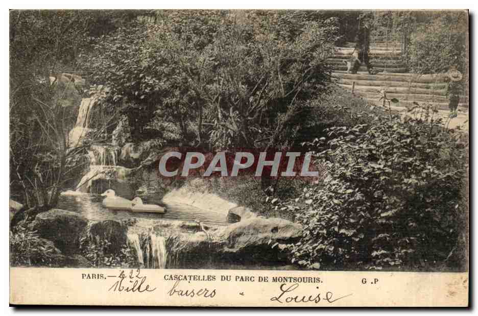 Paris (14)- Parc de Montsouris- Cascatelles Du Parc- Canard-CPA