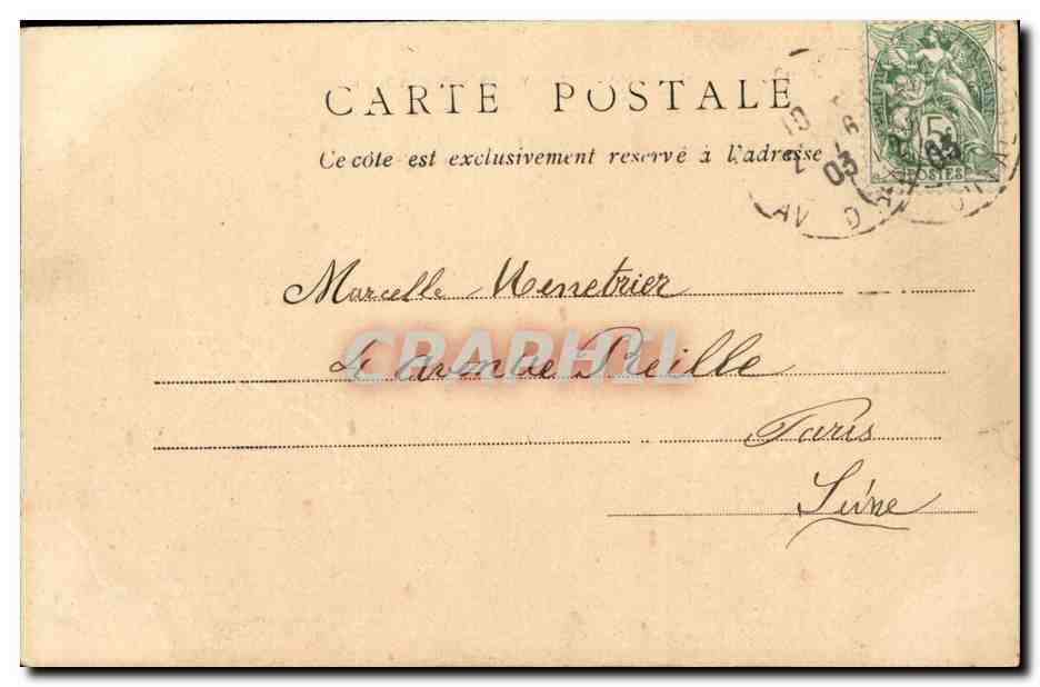 Paris (14)- Parc de Montsouris- Cascatelles Du Parc- Canard-CPA — Rückseite