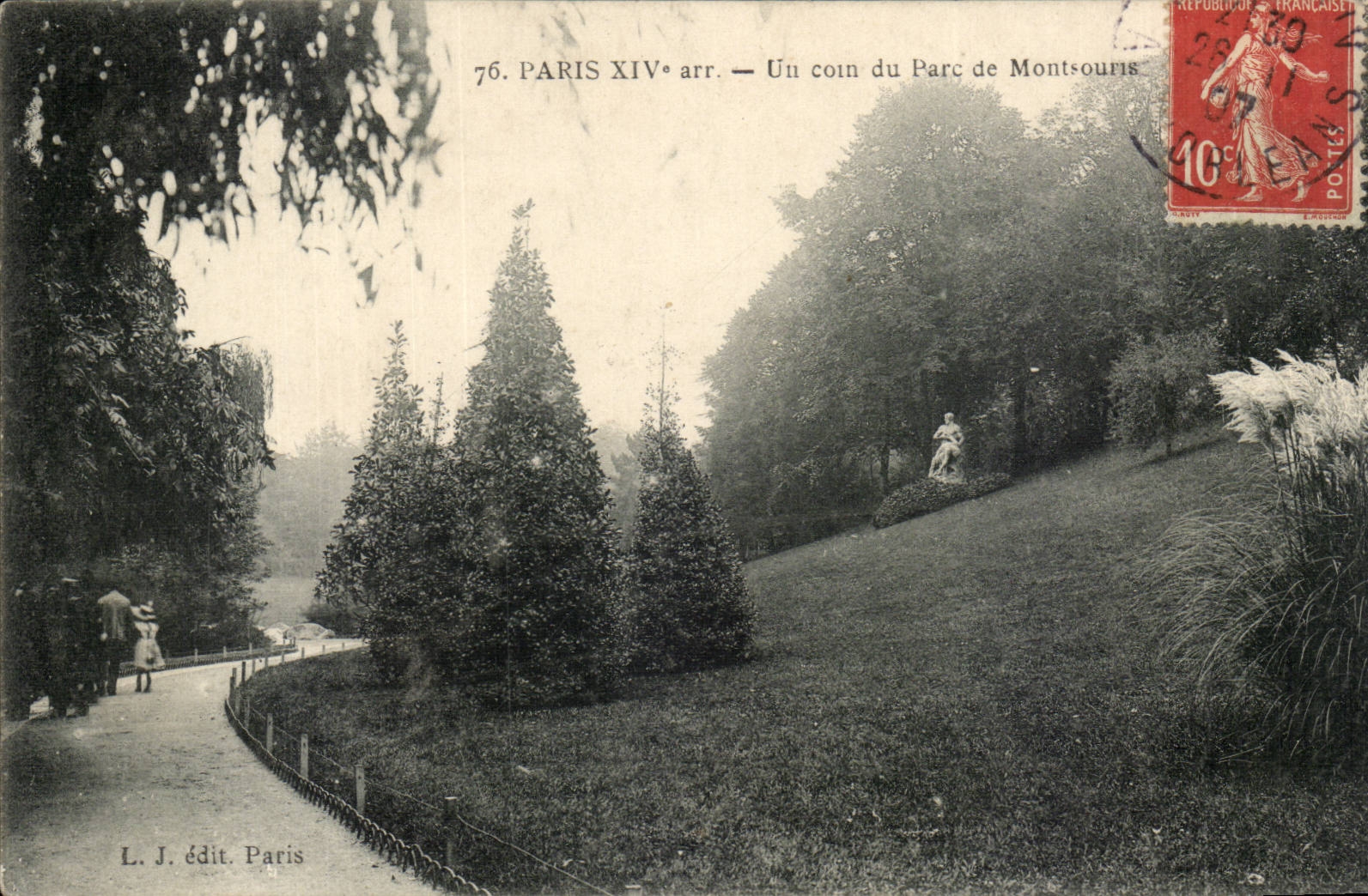 Paris (14)- Parc de Montsouris-Un Coin du Parc-CPA