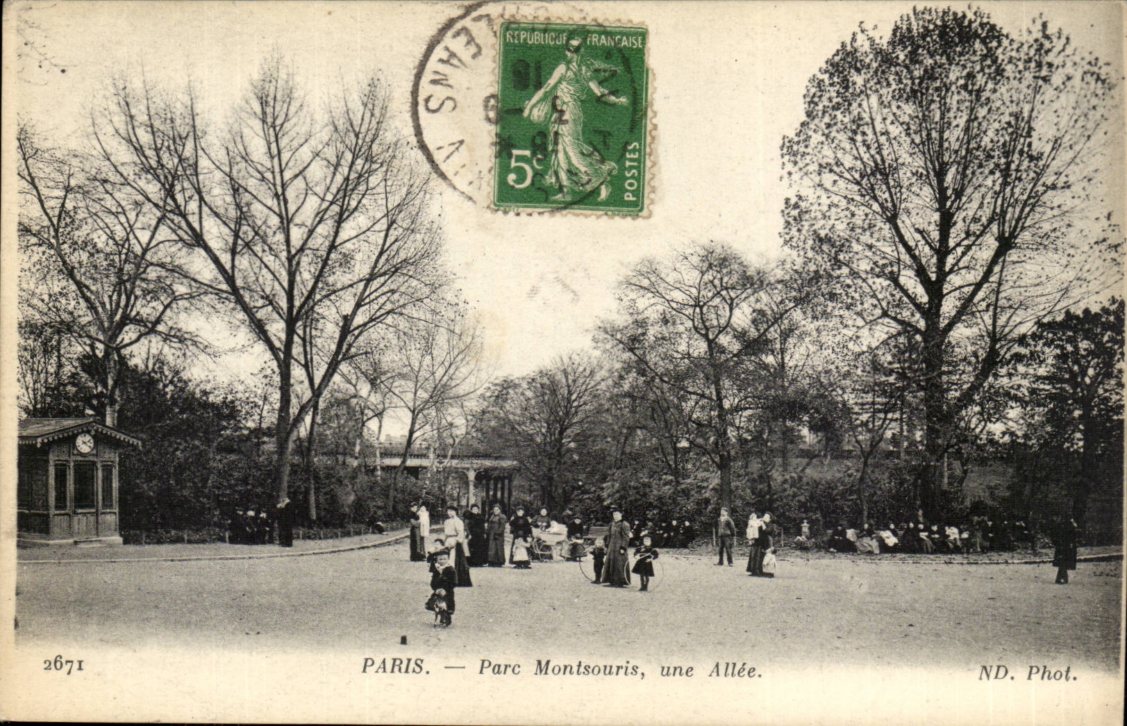 PARIS — Parc Montsouris, une Allée — ND. Phot.