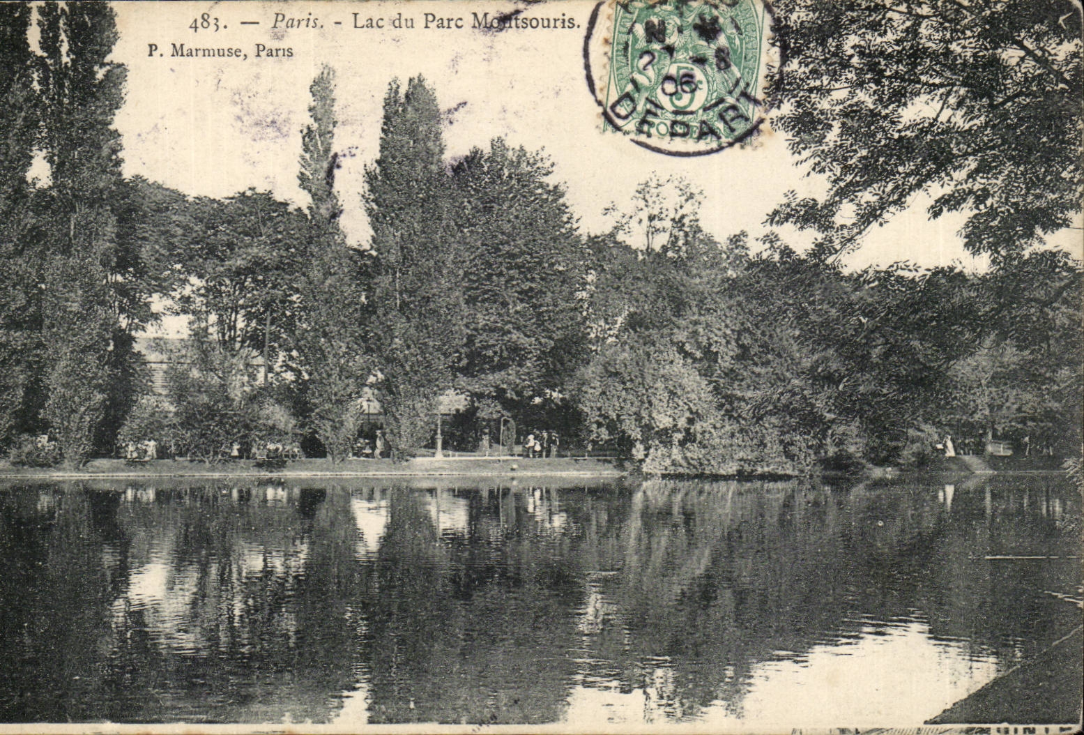 Paris (14)- Parc de Montsouris-Lac--CPA