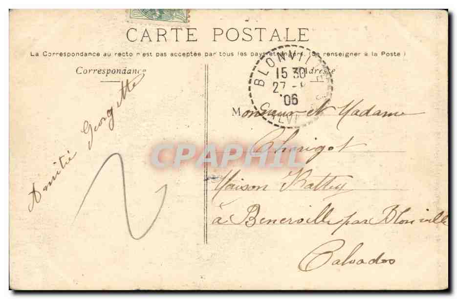 Paris (14)- Parc de Montsouris-Lac--CPA — Rückseite