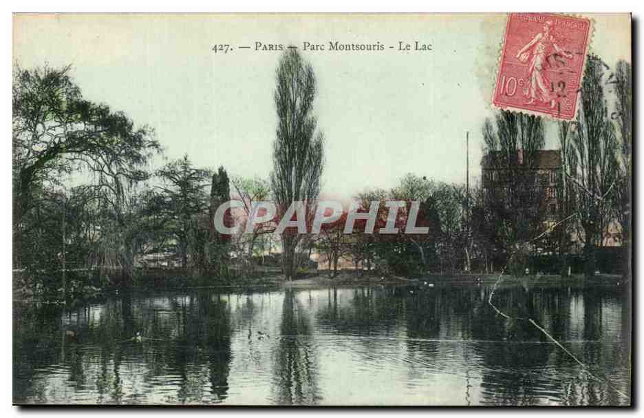 Paris (14)- Parc de Montsouris-Lac--CPA