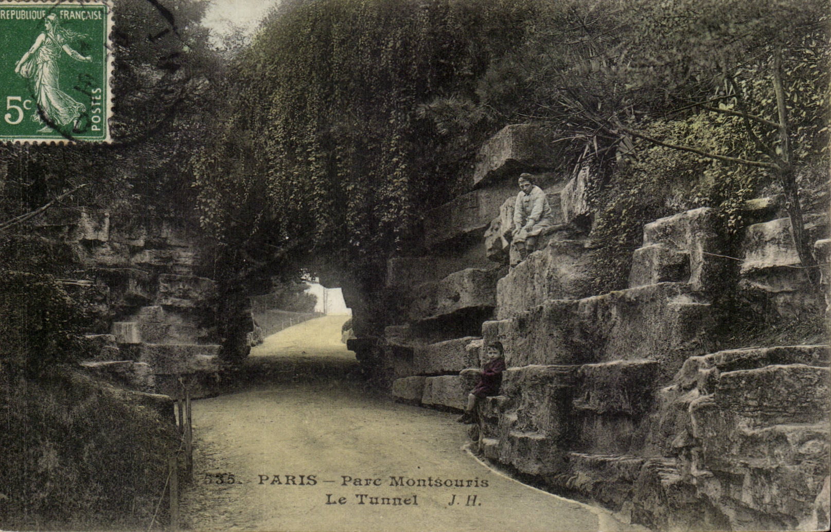 Paris (14) - Le Parc Montsouris- Le Tunnel-CPA