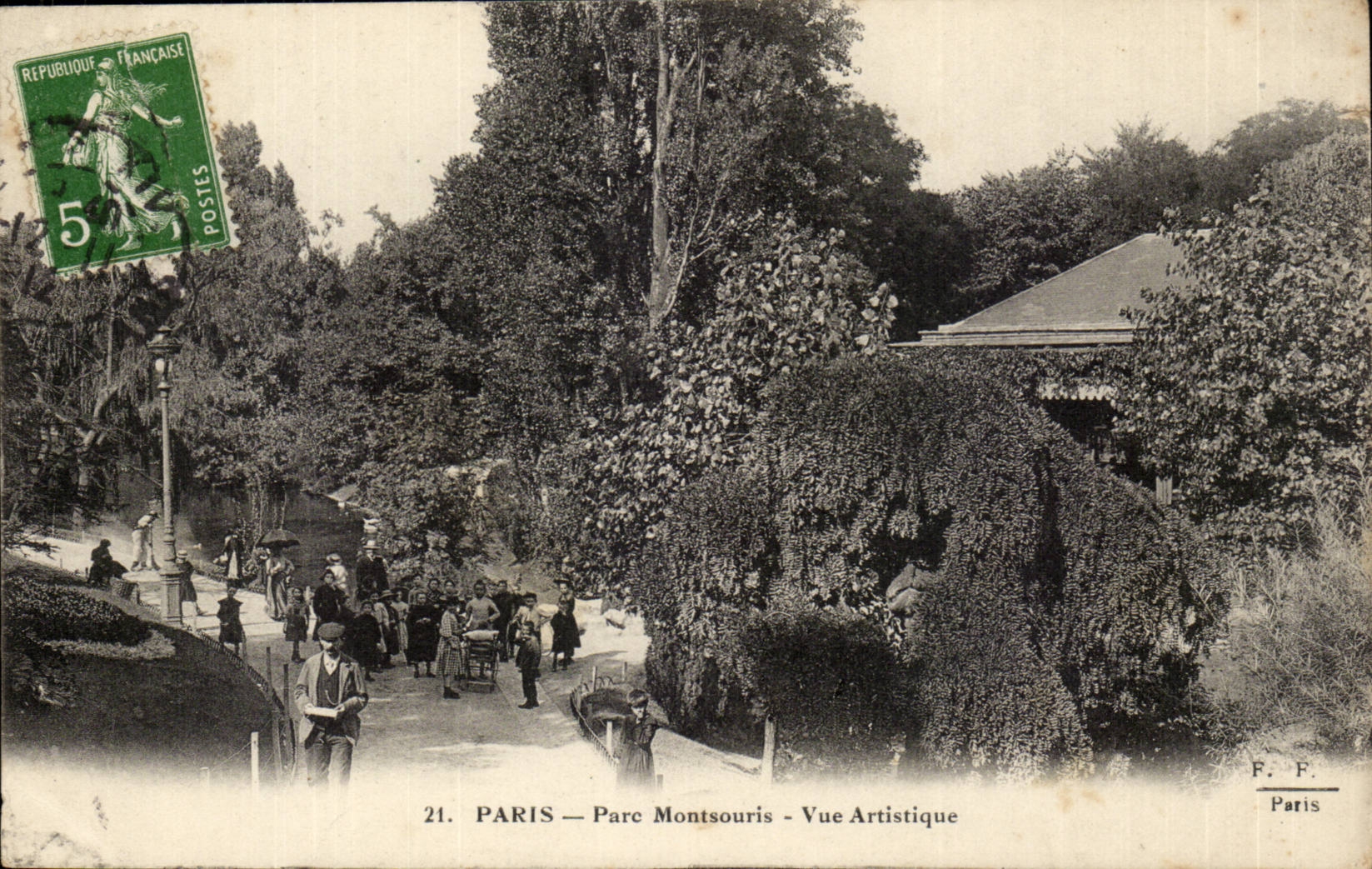 PARIS — Parc Montsouris — Vue Artistique — F. F. Paris