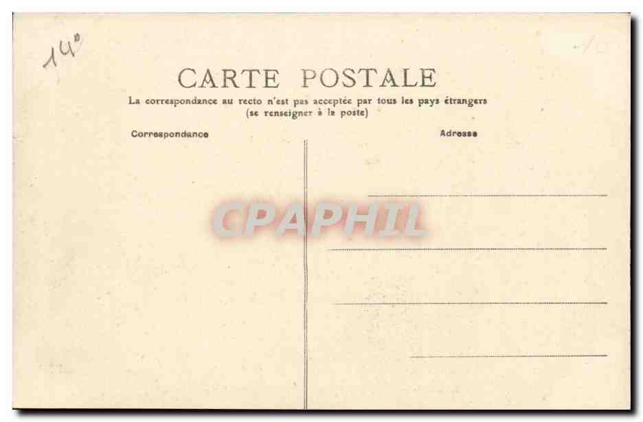 Paris (14) - Le Parc Montsouris-Observatoire du Parc -CPA — Rückseite