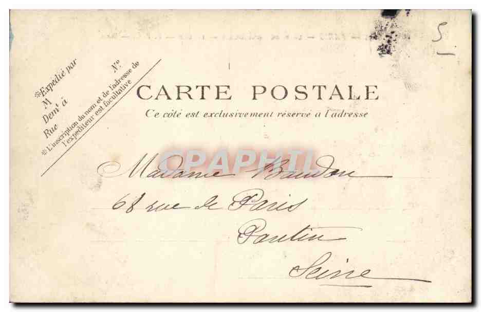 Paris (14) - Le Parc Montsouris- Le Lac -CPA — Rückseite
