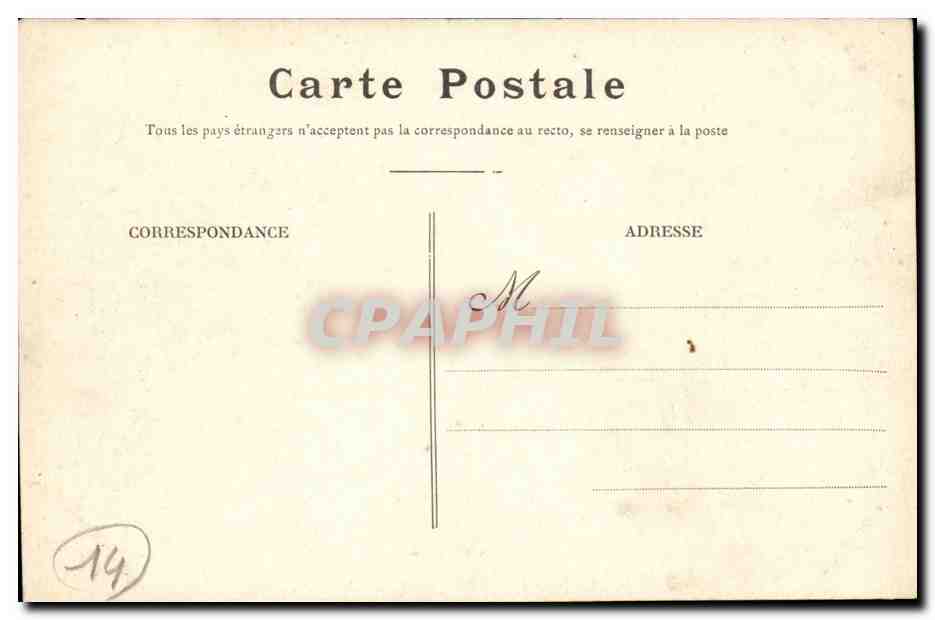 Paris (14) - Le Parc Montsouris-enfant- Grande Entree du Parc -CPA — Rückseite