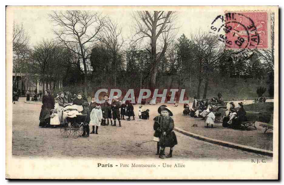 Paris - Parc Montsouris - Une Allée — B. J. C.