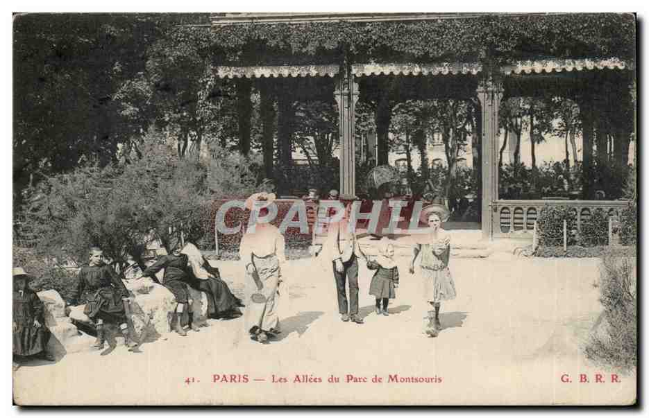 PARIS — Les Allées du Parc de Montsouris — G. B. R. R.