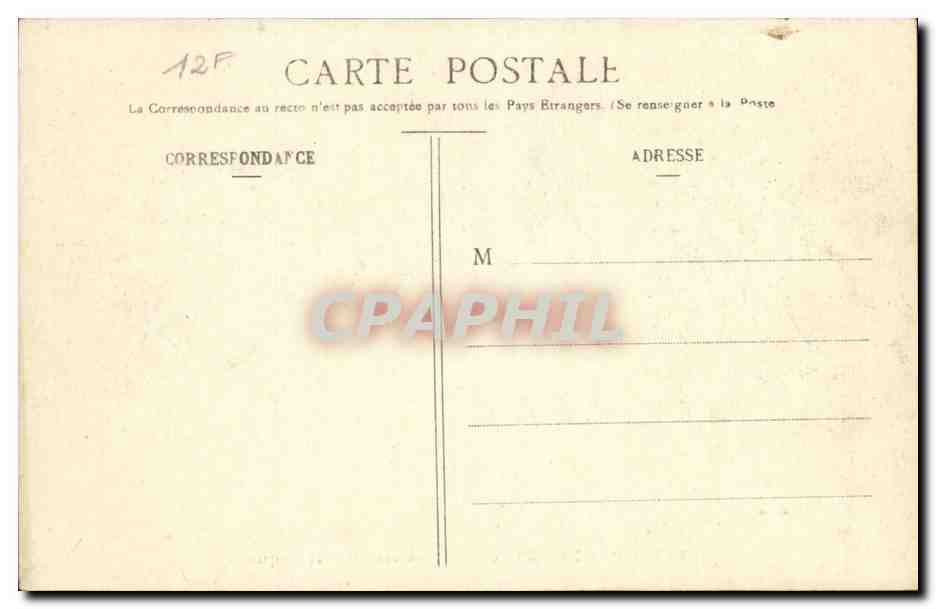 Paris - Parc Montsouris - Le Kiosque — J. H. n°153 — Rückseite