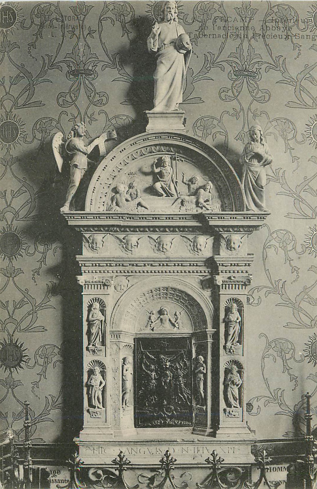 CPA Fecamp  Interieur de l'ancienne abbaye Tabernacle du Precieux Sang