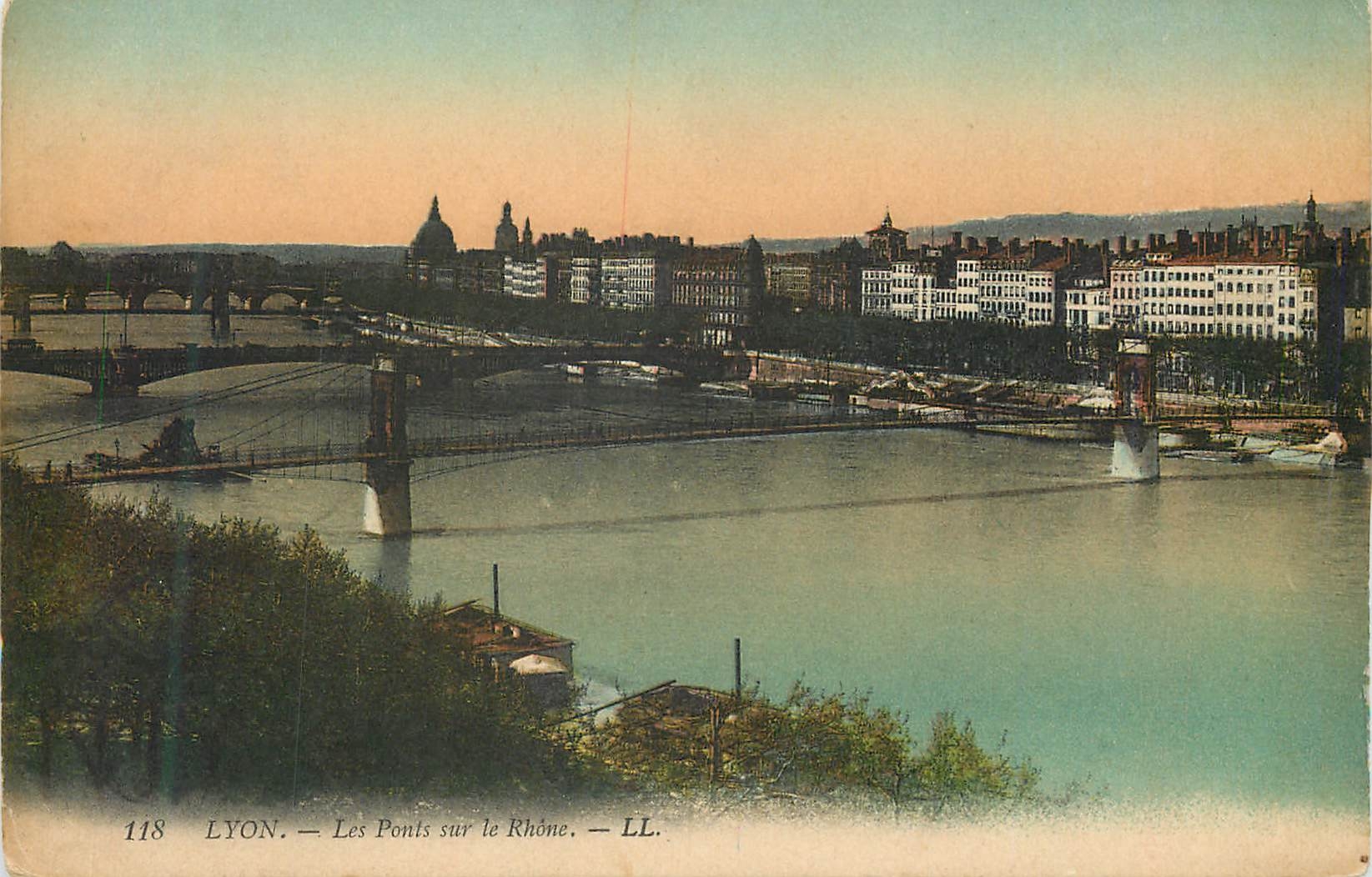 CPA Lyon Les Ponts sur le Rhone 