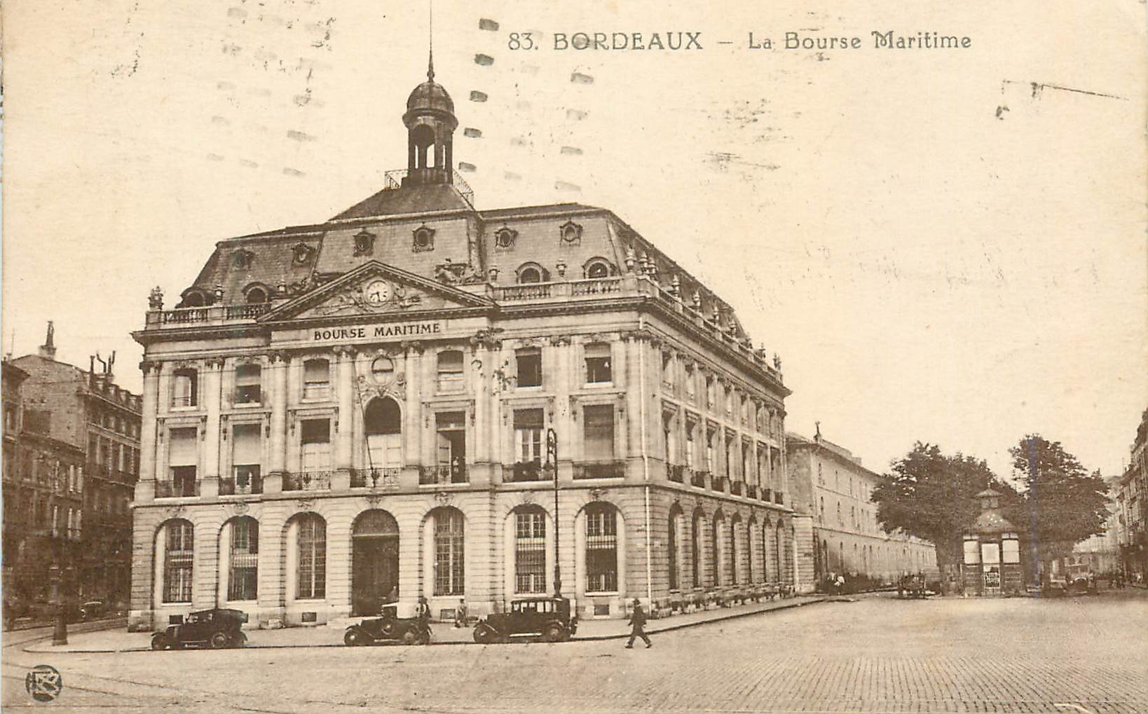 CPA Bordeaux La Bourse Maritime 