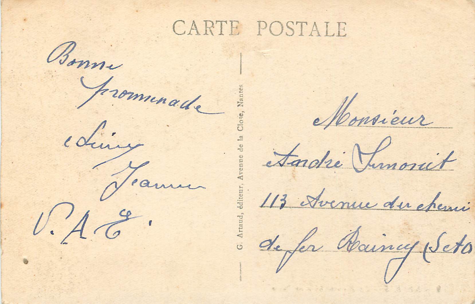 CPA Nevers La Loire et les deux Ponts  — Rückseite
