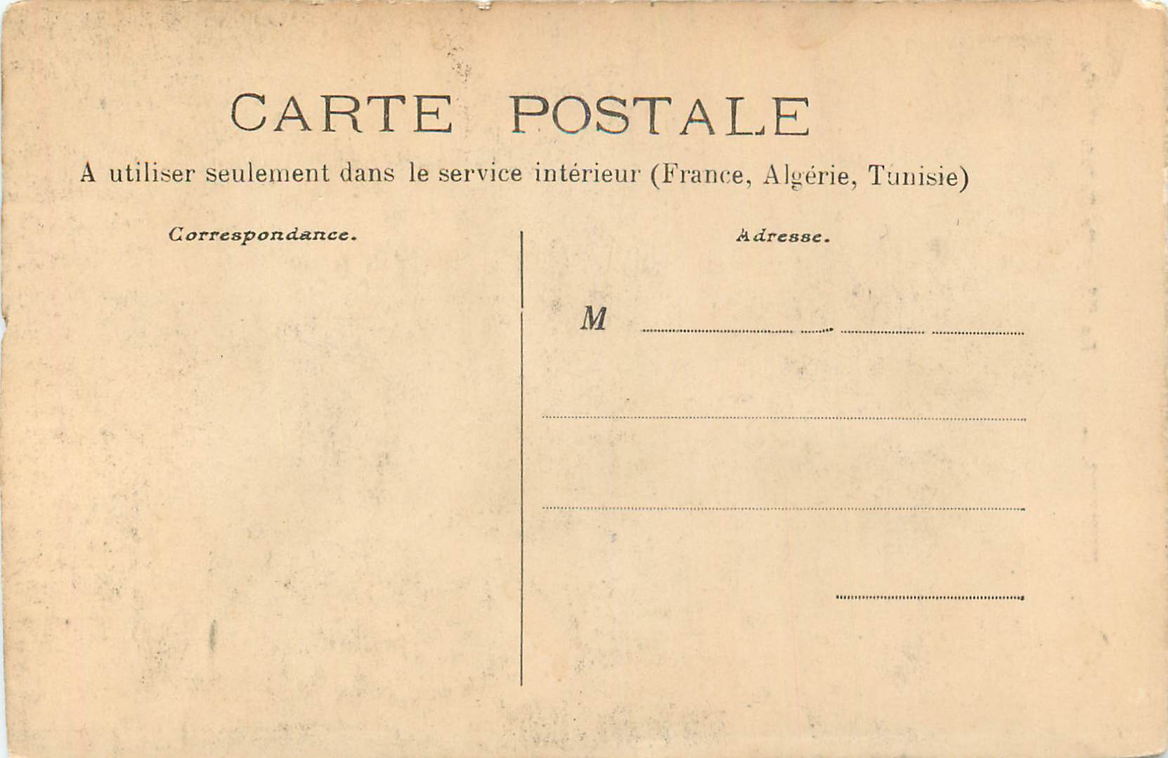 CPA Nevers La Chapelle Sainte Marie  — Rückseite