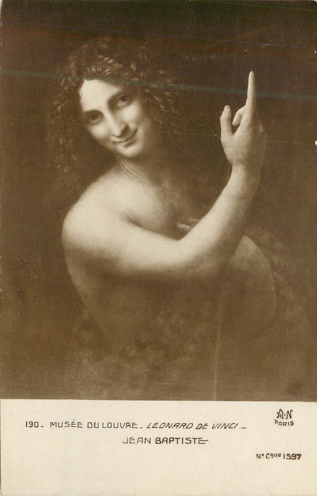 CPA Musee du Louvre  Leonard de Vinci Jean Baptiste