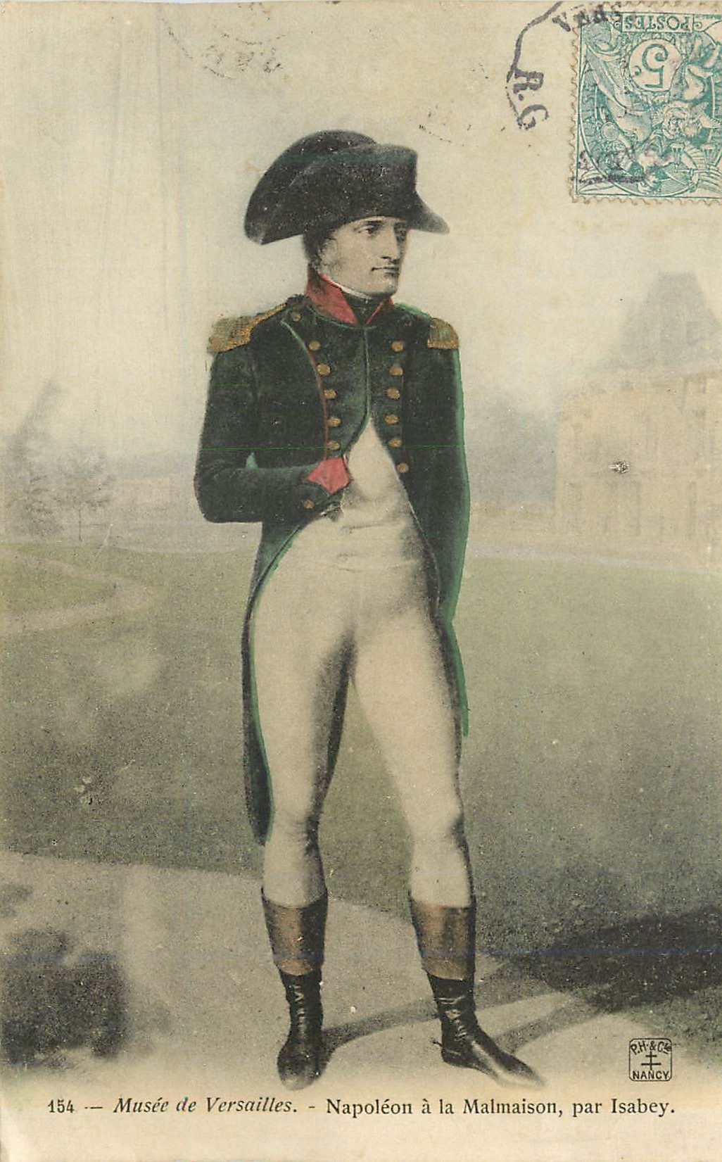 Napoléon à la Malmaison — Musée de Versailles — par Isabey, n° 154